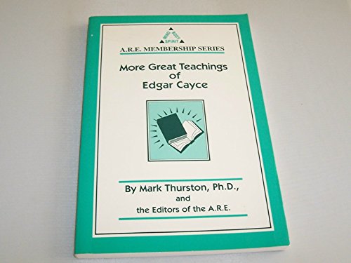 Imagen de archivo de More Great Teachings of Edgar Cayce a la venta por Better World Books