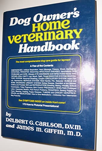 Beispielbild fr Dog Owner's Home Veterinary Handbook zum Verkauf von Wonder Book