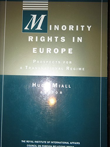 Beispielbild fr Minority Rights In Europe (Chatham House Papers) zum Verkauf von Cambridge Rare Books