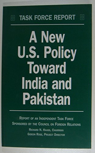 Beispielbild fr A New U.S. Policy Toward India and Pakistan zum Verkauf von Wonder Book