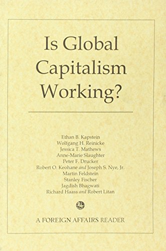 Beispielbild für Is Global Capitalism Working? zum Verkauf von Discover Books