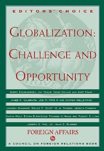 Beispielbild fr Globalization: Challenge and Opportunity zum Verkauf von Poverty Hill Books