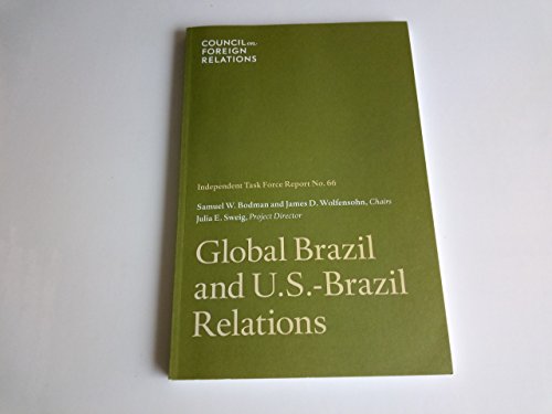 Imagen de archivo de Global Brazil and U. S.- Brazil Relations a la venta por Wonder Book