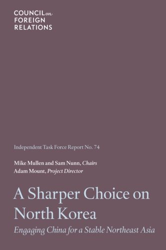 9780876096789: A Sharper Choice on North Korea: Engaging China for a Stable Northeast Asia (74) (Task Force Report)