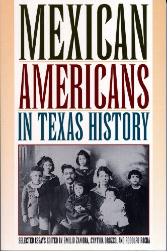 Imagen de archivo de Mexican Americans in Texas History, Selected Essays a la venta por HPB-Diamond