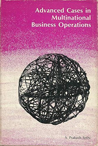 Imagen de archivo de Advanced Cases in Multinational Business Operations a la venta por G. & J. CHESTERS