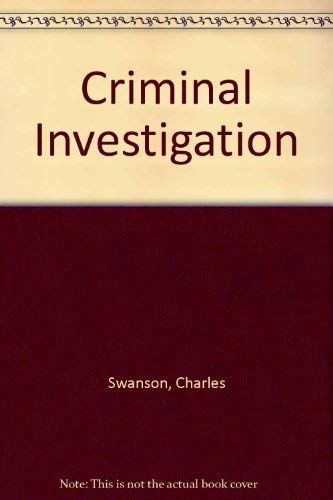Stock image for Criminal Investigation for sale by Cronus Books