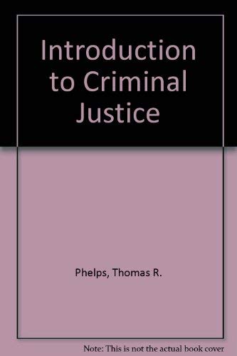 Beispielbild fr Introduction to Criminal Justice zum Verkauf von BookDepart