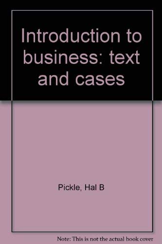 Stock image for Introduction to Business for sale by Top Notch Books