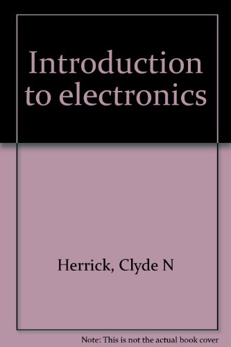 Imagen de archivo de Introduction to electronics a la venta por Half Price Books Inc.