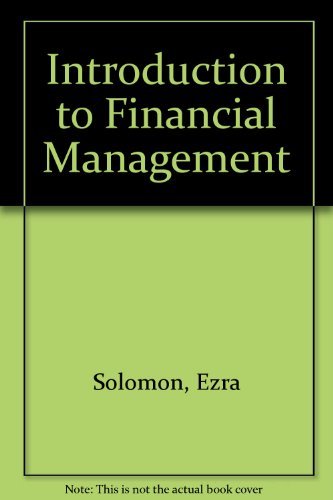 Stock image for An Introduction to Financial Management for sale by Better World Books