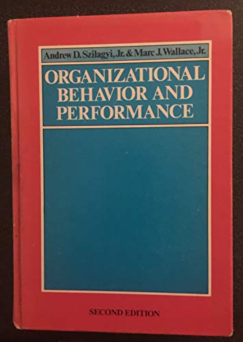 Beispielbild fr Organizational Behavior and Performance zum Verkauf von Better World Books