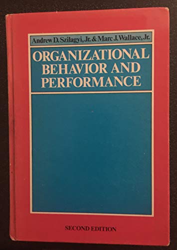 Imagen de archivo de Organizational Behaviour and Performance a la venta por Redux Books