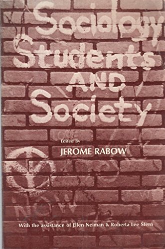 Imagen de archivo de Sociology, Students, and Society a la venta por Better World Books