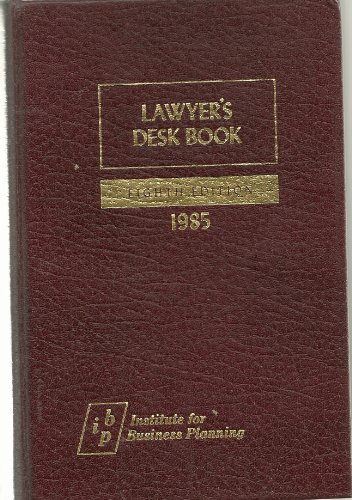 Stock image for Lawyer's desk book for sale by Dewey Books PTMD