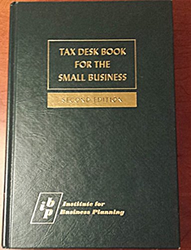Stock image for Tax desk book for the small business for sale by HPB-Red