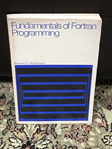 Beispielbild fr Fundamentals of FORTRAN programming zum Verkauf von Wonder Book