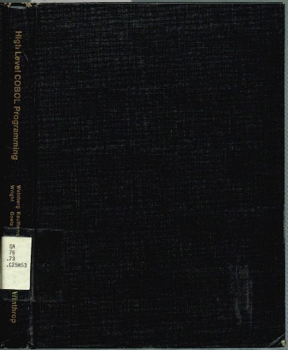 Stock image for High level COBOL programming (Winthrop computer systems series) for sale by Half Price Books Inc.