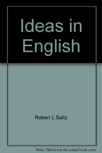 Beispielbild fr Ideas in English: for students of English as a second language zum Verkauf von Wonder Book