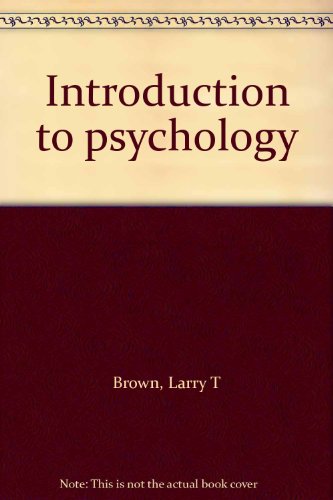 9780876264393: Introduction to psychology