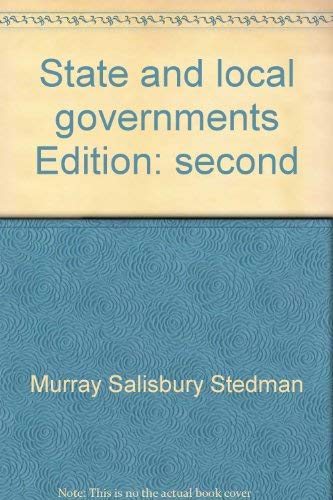 Stock image for State and Local Governments for sale by Virtuous Volumes et al.