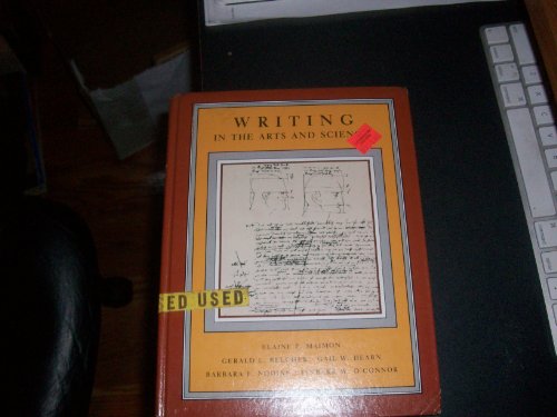 Stock image for WRITING IN THE ARTS AND SCIENCES for sale by Larry W Price Books