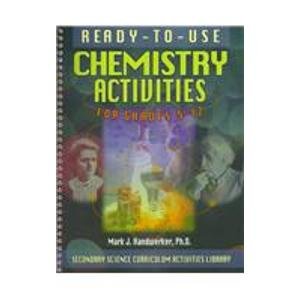 9780876284384: Ready-To-Use Chemistry Activities for Grades 5-12 (Secondary Science Curriculum Activities Library)