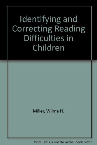 Stock image for Identifying and Correcting Reading Difficulties in Children for sale by TheJunkStore