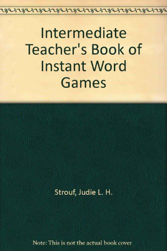 9780876284599: Intermediate Teacher's Book of Instant Word Games