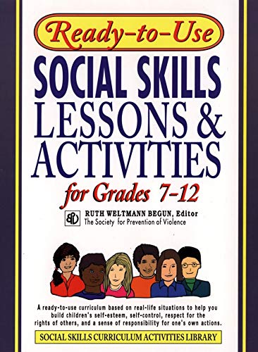 Imagen de archivo de Ready-to-Use Social Skills Lessons & Activities for Grades 7-12 a la venta por SecondSale