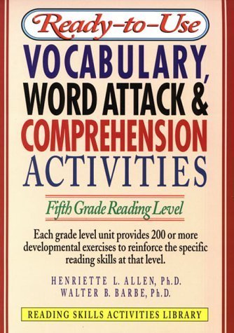 9780876284803: Ready-To-Use Vocabulary, Word Attack & Comprehension Activities: Fifth Grade Reading Level