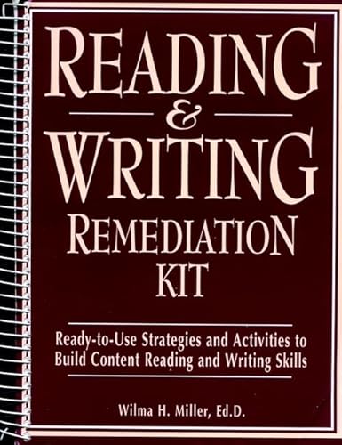 Stock image for Reading & Writing Remediation Kit: Ready-to-Use Strategies & Activities to Build Content Reading & Writing Skills for sale by Irish Booksellers