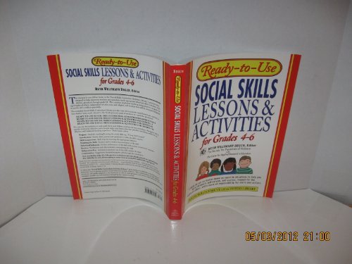 Imagen de archivo de Ready-to-Use Social Skills Lessons & Activities for Grades 4 - 6 a la venta por Reliant Bookstore