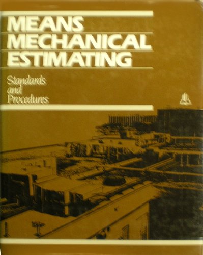 Imagen de archivo de Means Mechanical Estimating: Standards and Procedures a la venta por HPB-Emerald