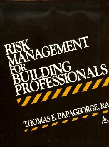 Imagen de archivo de Risk Management for Building Professionals a la venta por ThriftBooks-Dallas