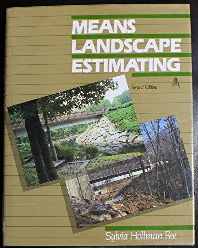 Beispielbild fr Landscape Estimating zum Verkauf von Better World Books