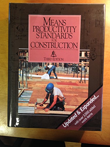 Stock image for Means Productivity Standards for Construction for sale by ThriftBooks-Atlanta