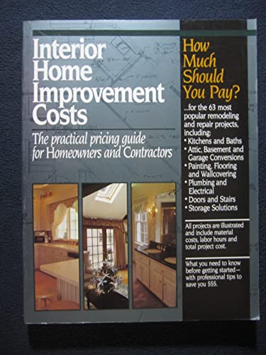 Beispielbild fr Interior Home Improvement Costs Fifth Edition zum Verkauf von Wonder Book