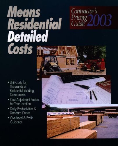 Imagen de archivo de Contractor's Pricing Guide : Residential Detailed Costs 2002 a la venta por Books  Revisited