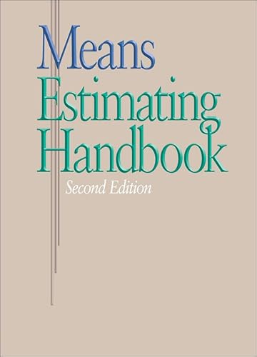 Stock image for Means Estimating Handbook (RSMeans) for sale by HPB-Red