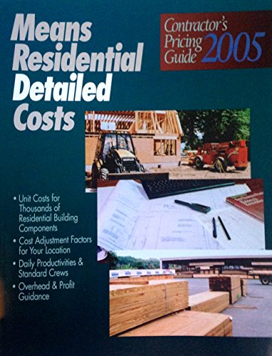 Beispielbild fr Contractor's Pricing Guide: Residential Detailed Cost Data zum Verkauf von ThriftBooks-Dallas