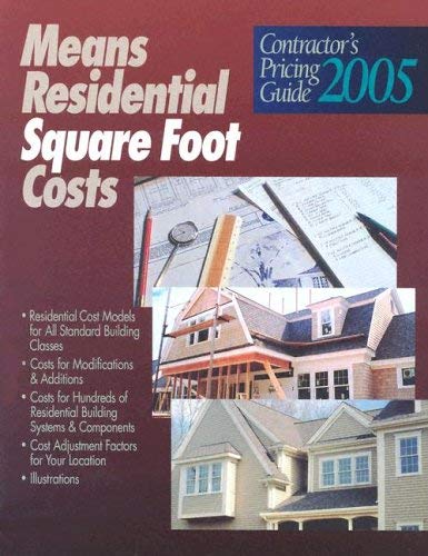 Imagen de archivo de Contractor's Pricing Guide : Residential Square a la venta por Better World Books