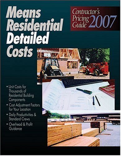 Stock image for Means Residential Detailed Costs for sale by ThriftBooks-Dallas