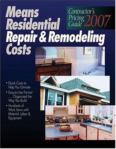 Stock image for Means Residential Repair and Remodeling Costs for sale by Better World Books