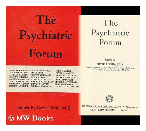 Imagen de archivo de The Psychiatric Forum a la venta por Better World Books