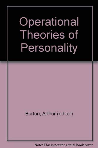 Stock image for Operational theories of personality for sale by ThriftBooks-Dallas