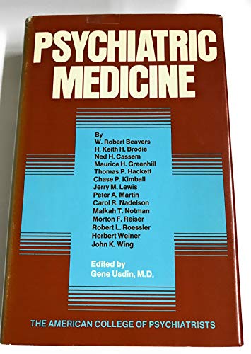 Psychiatric Medicine