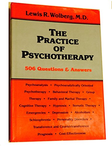 Beispielbild fr The Practice of Psychotherapy zum Verkauf von Better World Books