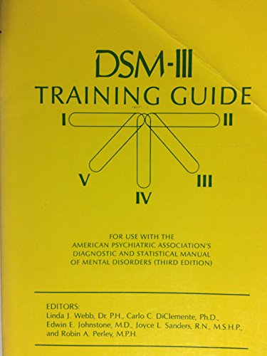 Stock image for DSM-III Training Guide for sale by Better World Books