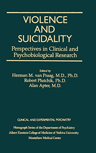 Beispielbild fr Violence And Suicidality : Perspectives In Clinical And Psychobiological Research. zum Verkauf von Kloof Booksellers & Scientia Verlag